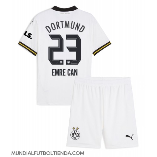 Camiseta Borussia Dortmund Emre Can #23 Tercera Equipación Replica 2024-25 para niños mangas cortas (+ Pantalones cortos)